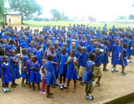 I bambini della Primary School di Kwama 1